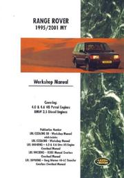 Range Rover 1995/2001 My Workshop Manual: Covering by Brooklands Books Ltd