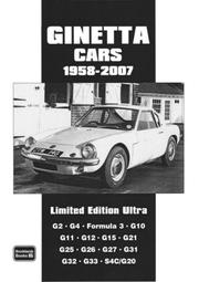 Cover of: Ginetta Cars Limited Edition Ultra 1958-2007 by R.M. Clarke
