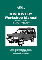 Cover of: Land Rover Discovery WS Manual 1990-98 (Land Rover)