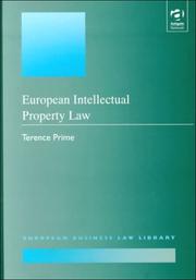 Cover of: European Intellectual Property Law