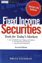 Cover of: Fixed Income Securities by Bruce Tuckman, Bruce Tuckman