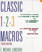 Cover of: Classic 1-2-3 macros