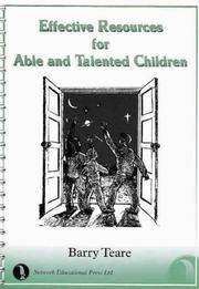 Cover of: Effective Resources for Able and Talented Children (The Resource Collection) by Barry Teare