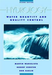 Cover of: Hydrology: Water Quantity and Quality Control, 2nd Edition