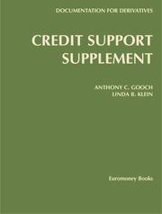 Cover of: Documentation For Derivatives: Credit Support Supplement