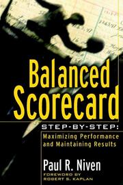 Cover of: Balanced Scorecard Step-by-Step | Paul R. Niven