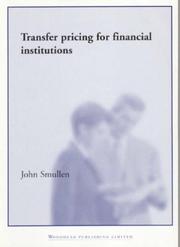 Cover of: Transfer Pricing for Financial Institutions