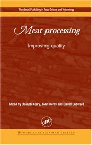 Cover of: Meat Processing by J. Kerry, D.A. Ledward