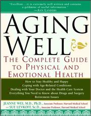 Cover of: Aging Well | Jeanne Wei