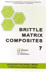 Cover of: Brittle Matrix Composites 7