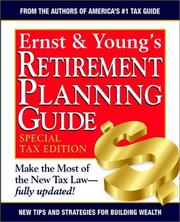 Cover of: Ernst & Young's Retirement Planning Guide , Special Tax Edition by William J. Arnone, Ernst & Young LLP, Ernst & Young LLP, Ernst undifferentiated, Young LLP