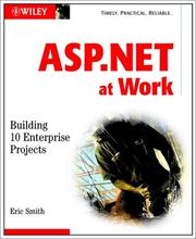 Cover of: ASP.NET at work: building 10 enterprise projects
