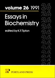 Cover of: Essays in Biochemistry (Vol 26)