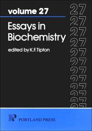 Cover of: Essays in Biochemistry (Vol 27)