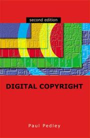 Cover of: Digital Copyright by Paul Pedley