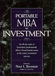 Cover of: The portable MBA in investment