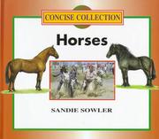 Cover of: Horses (Concise Collection) by Sandie Sowler