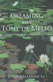 Cover of: Dreaming With Tony De Mello: A Handbook of Meditation Exercises