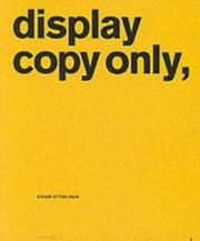 Cover of: Display Copy Only