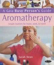 Cover of: Aromatherapy (Busy Person's Guide)