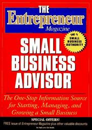 Cover of: The Entrepreneur magazine small business advisor.