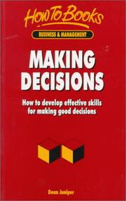 Cover of: Making Decisions by Dean Francis Juniper