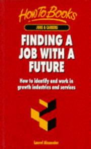 Cover of: Finding a Job with a Future