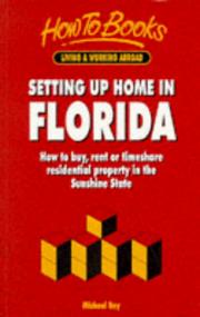 Cover of: Setting Up Home in Florida by Michael Ray