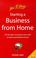 Cover of: Starting a Business from Home