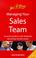 Cover of: Managing Your Sales Team