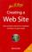 Cover of: Creating a Web Site