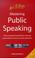 Cover of: Mastering Public Speaking