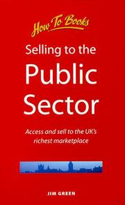 Cover of: Selling to the Public Sector by Jim Green