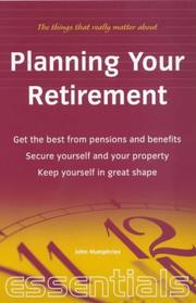 Cover of: Planning Your Retirement by John Humphries