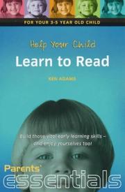 Cover of: Help Your Child Learn to Read (Parents' Essentials)