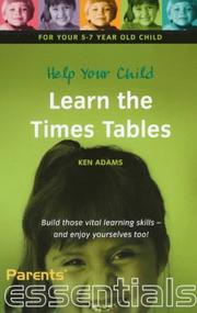 Cover of: Help Your Child Learn the Times Table (Parents' Essentials)