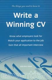 Cover of: Write a Winning CV (Essentials)