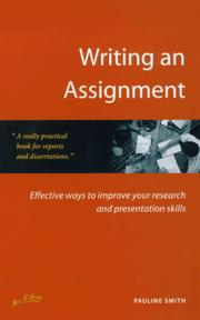 Cover of: Writing an Assignment: Effective Ways to Improve Your Research and Presentation Skills