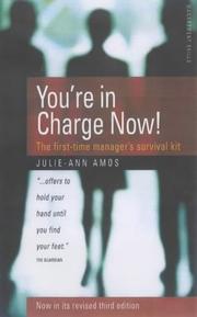 Cover of: You're in Charge Now! (Management Skills)