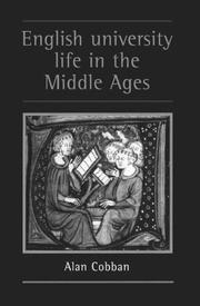 Cover of: English University Life In The Middle Ages