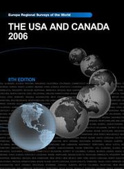 Cover of: The USA and Canada 2006 (Regional Surveys of the World)