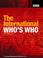 Cover of: The International Who's Who 2008 (International Who's Who)