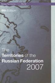 Cover of: Territories of the Russian Federation 2007 (Territories of the Russian Federation)