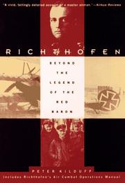 Cover of: Richthofen: beyond the legend of the Red Baron