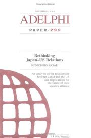 Cover of: Rethinking Japan-US Relations
