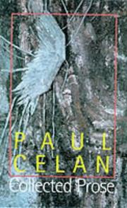 Cover of: Collected Prose by Paul Celan, Paul Celan