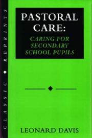 Cover of: Pastoral Care by Leonard Davis