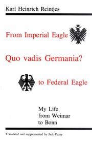 Quo Vadis Germania? by Karl Heinrich Reintjes