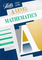 Cover of: A-level Study Guide Mathematics (Letts Educational A-level Study Guides)