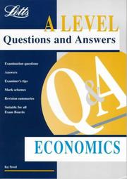 Cover of: A-level Questions and Answers Economics ('A' Level Questions & Answers)
